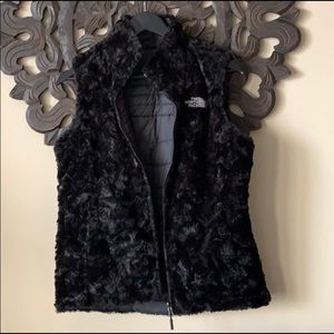The North Face reversible black vest
